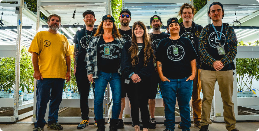 About us staff and flowers